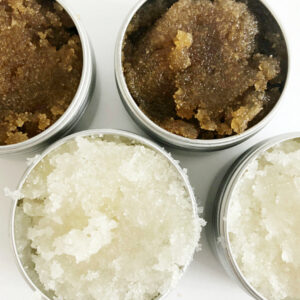 Homemade Lip Scrub using all natural ingredients.